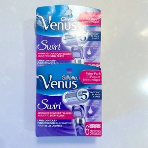 NEW IN BOX Gilette Venus Swirl razor blades - 12 blades